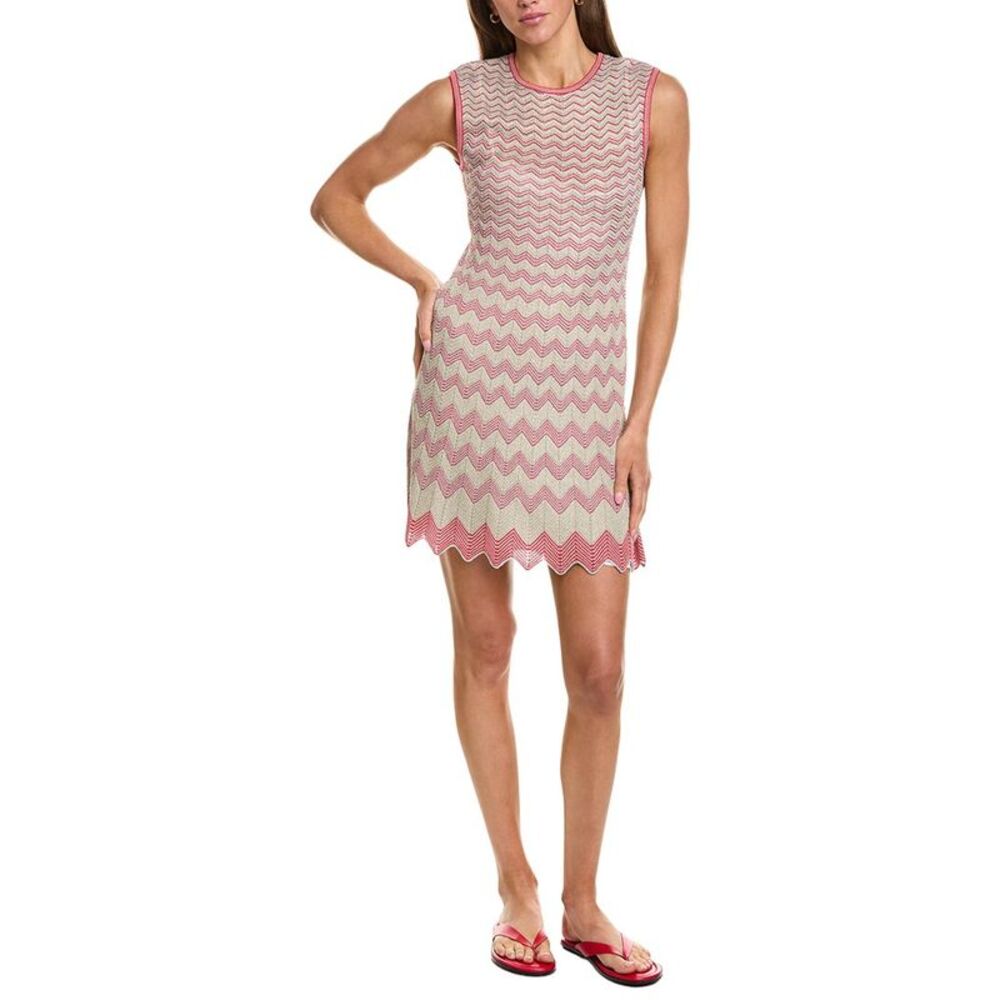 M Missoni Womens  Abito Senza Maniche Mini Dress, Red